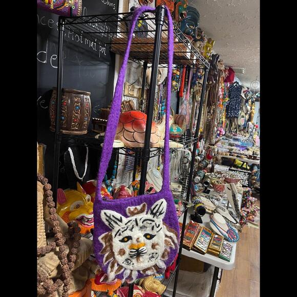 Cat style Woolen handmade bags - Picture 11 of 12